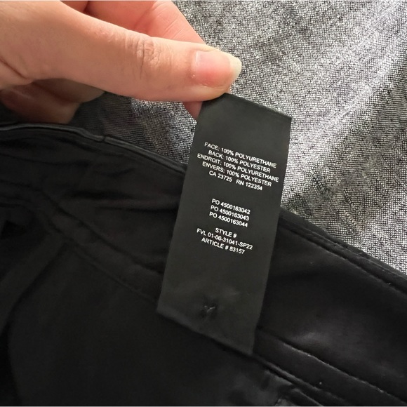 aritzia command leather pant - Picture 6 of 6